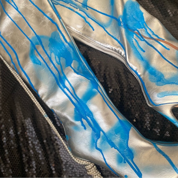 The Silver Baddie Over the Knee Boot Sz 11 - Picture 12 of 16